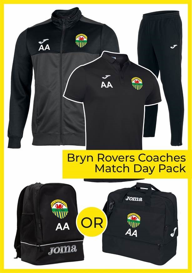 Total Teamwear :: Bryn rovers coaches match day pack