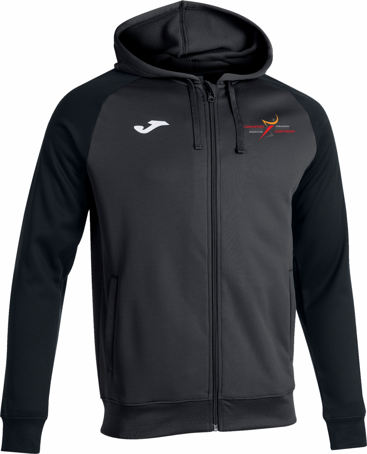 Total Teamwear :: CARMARTHEN HARRIERS Unisex Full zip hooded jacket