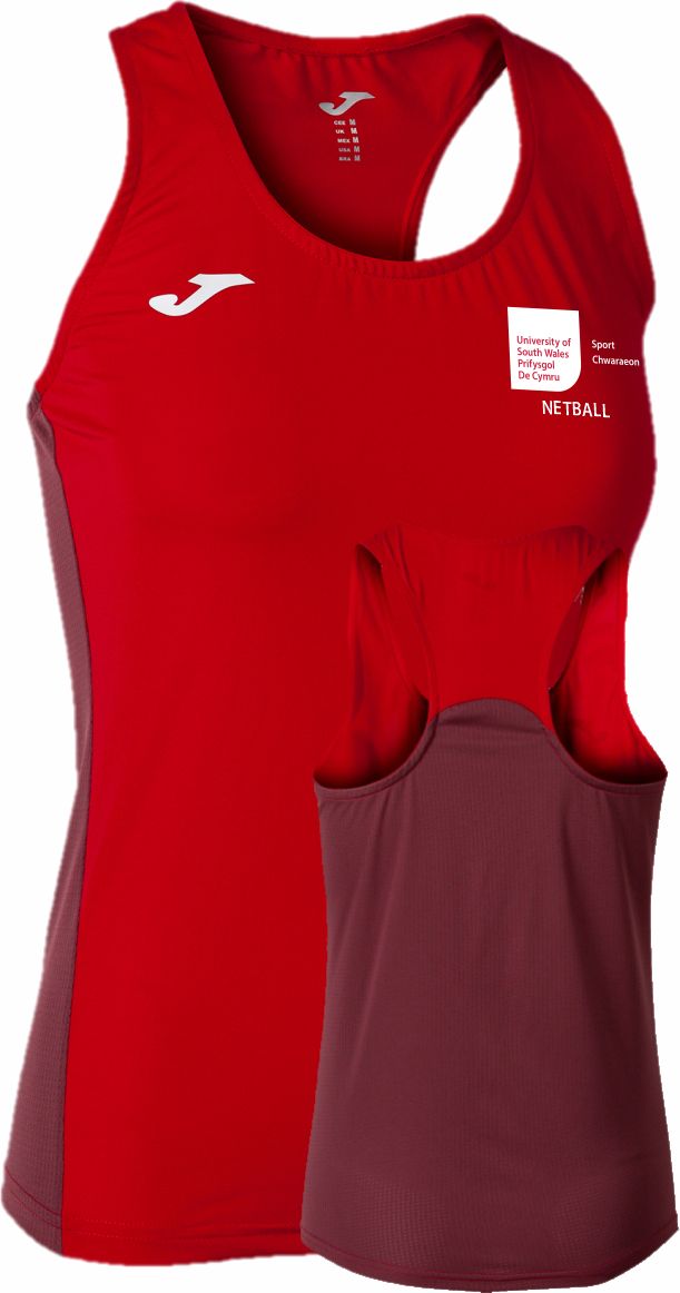 Total Teamwear USW NETBALL Training female fit vest