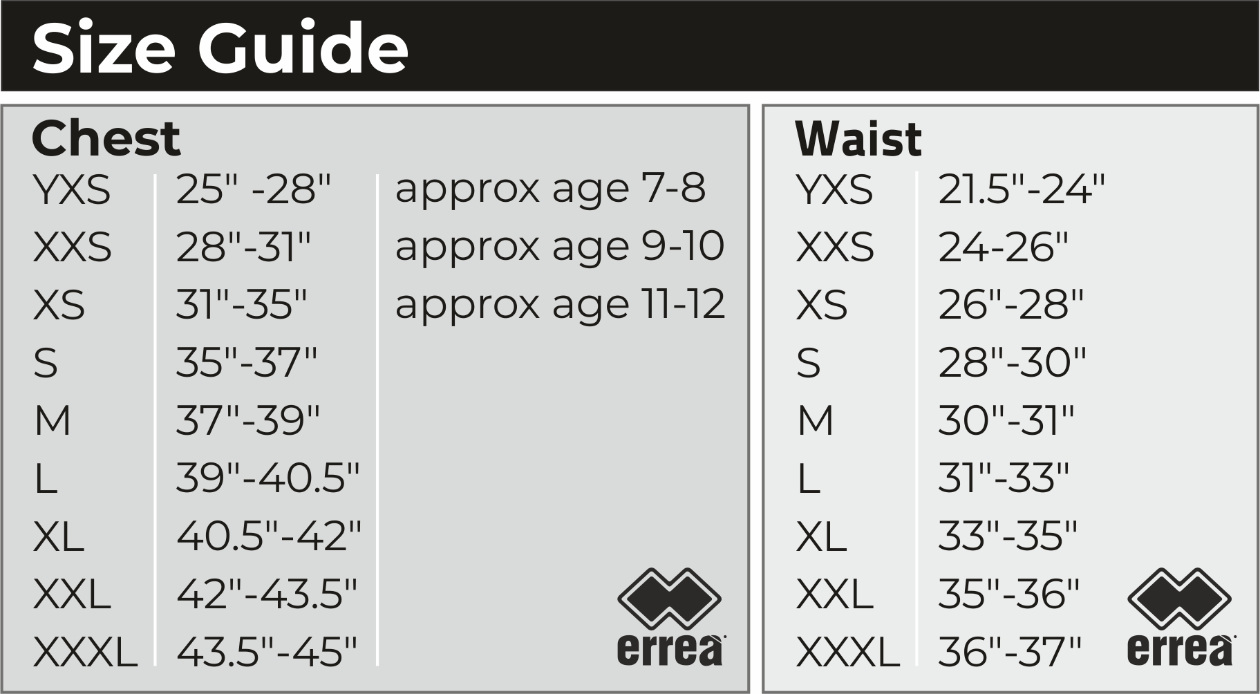 Size Guide